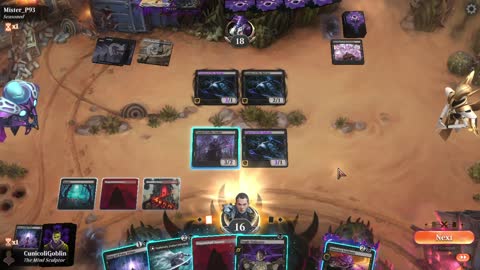 Watch MTG Arena Video Replay - Mono Black Aggro by CunicoliGoblin VS Orzhov Aggro by Mister_P93 - Alchemy Play