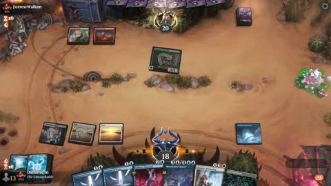Watch MTG Arena Video Replay - Azorius Midrange by DamienF16 VS Gruul Aggro by ForrestWalken - Traditional Standard Ranked