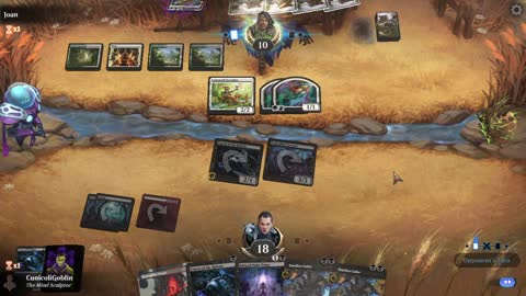 Watch MTG Arena Video Replay - Mono Black Aggro by CunicoliGoblin VS Selesnya Aggro by Joan - Alchemy Play