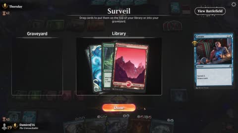Watch MTG Arena Video Replay - Temur Midrange by DamienF16 VS Gruul Control by Thorsday - Premier Draft