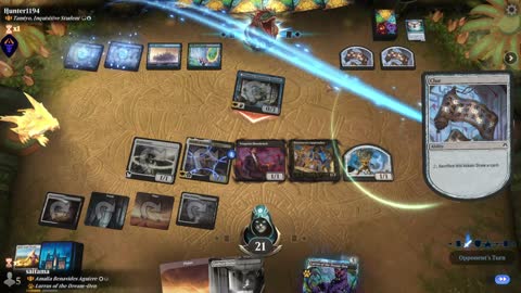 Watch MTG Arena Video Replay - Amalia Benavides Aguirre by saitama VS Tamiyo, Inquisitive Student // Tamiyo, Seasoned Scholar by Hunter1194 - Historic Brawl