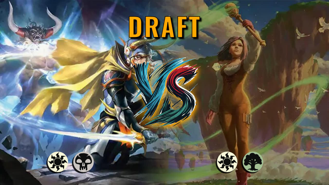 Watch MTG Arena Draft Video - Orzhov Midrange by saitama VS Selesnya Midrange by しずく - 2557f3