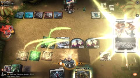 Watch MTG Arena Video Replay - Thalia and The Gitrog Monster by saitama VS Vivi Ornitier by FoolishMax - Historic Brawl