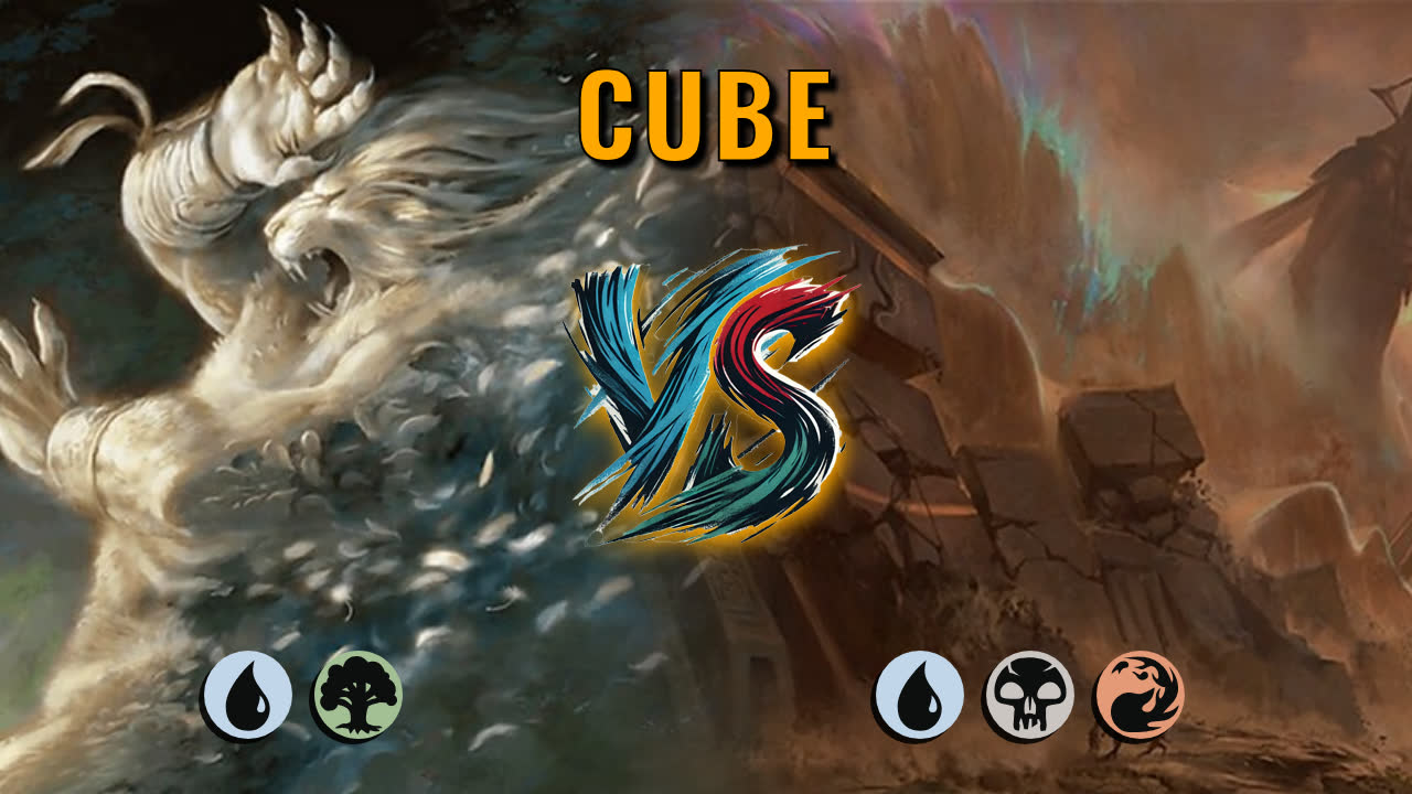 Watch MTG Arena Cube Video - Simic Midrange by DamienF16 VS Grixis Midrange by winterho - 54f1b4