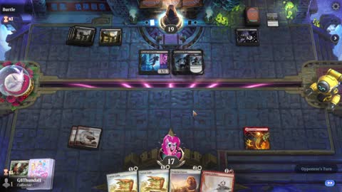 Watch MTG Arena Video Replay - Boros Midrange by GBThundaII VS Mono Black Midrange by Burtle - MWM Standard Pauper