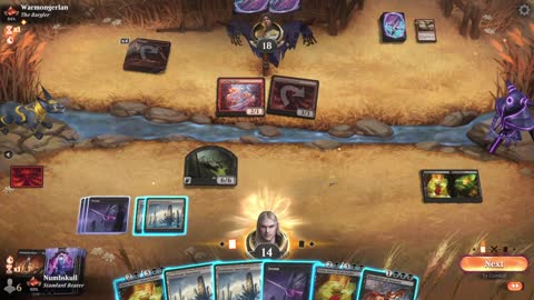 Watch MTG Arena Video Replay - Mono Black Midrange by Numbskull VS Izzet Aggro by WarmongerIan - Traditional Standard Ranked