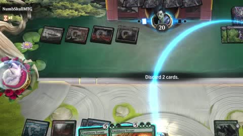 Watch MTG Arena Video Replay - Temur Midrange by HamHocksMTG VS Rakdos Midrange by NumbSkullMTG - Pioneer Play