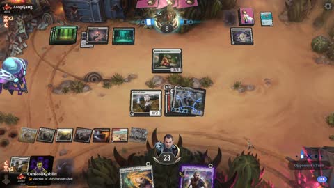 Watch MTG Arena Video Replay - Boros Aggro by CunicoliGoblin VS Simic Midrange by AtogGang - Traditional Historic Ranked