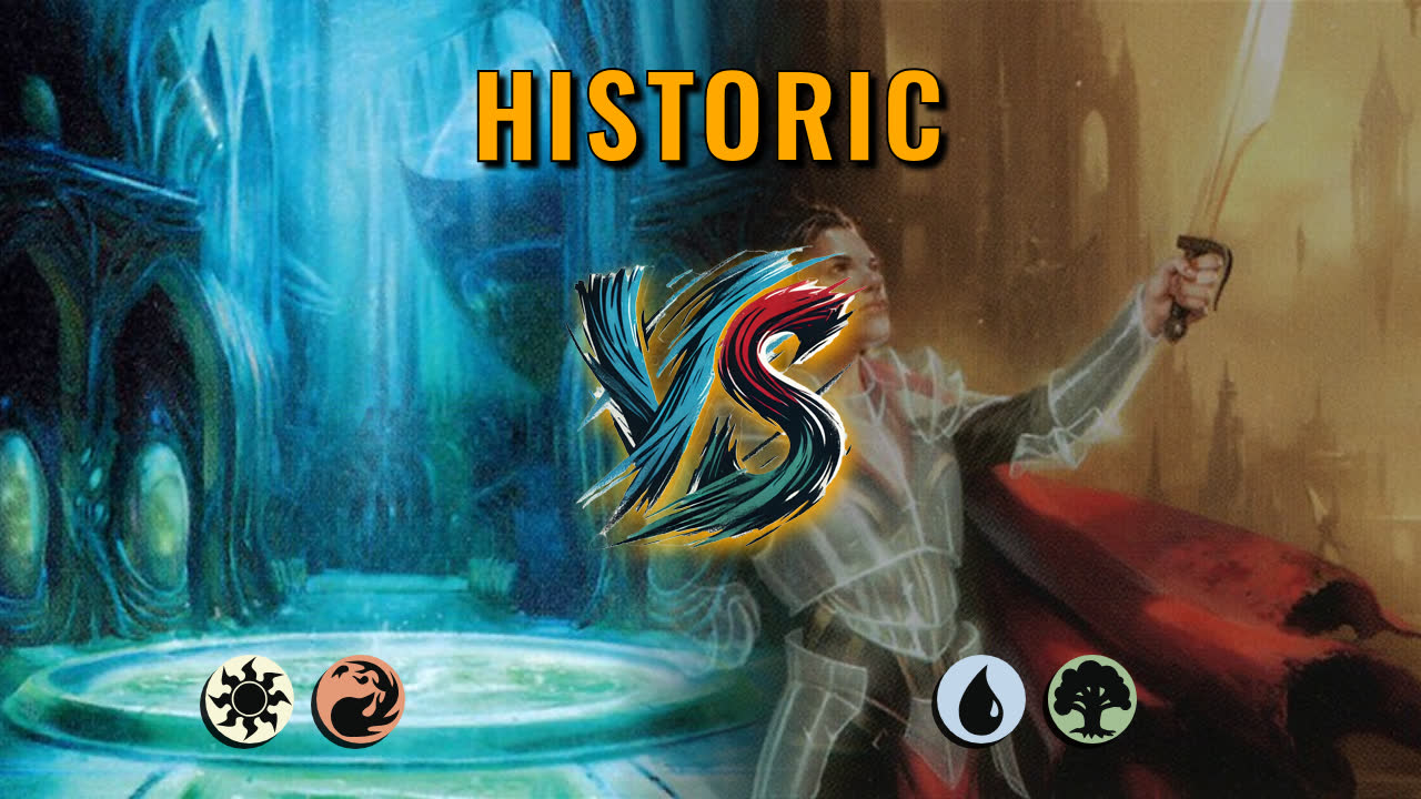Watch MTG Arena Historic Video - Boros Aggro by CunicoliGoblin VS Simic Midrange by AtogGang - 8d558f