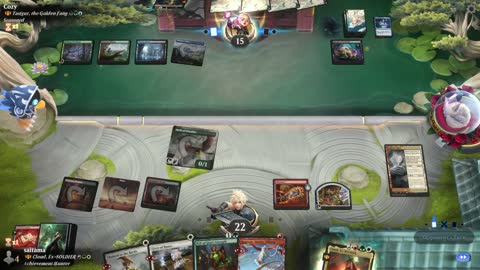 Watch MTG Arena Video Replay - Cloud, Ex-SOLDIER by saitama VS Tasigur, the Golden Fang by Cozy - Historic Brawl