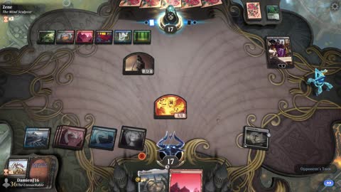 Watch MTG Arena Video Replay - Grixis Midrange by DamienF16 VS UBRG Midrange by Zene - Chromatic Cube Draft