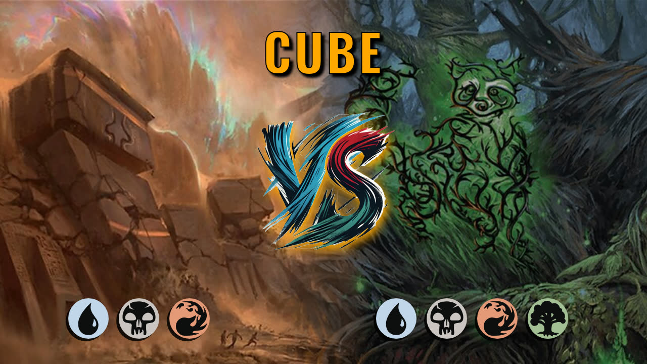 Watch MTG Arena Cube Video - Grixis Midrange by DamienF16 VS UBRG Midrange by Zene - 88c459
