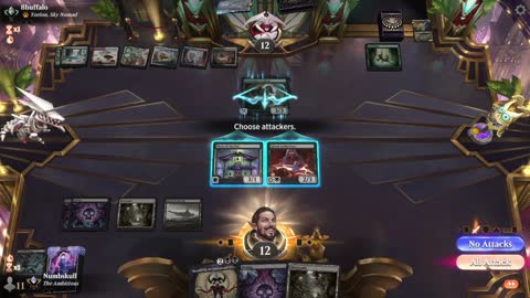 Watch MTG Arena Video Replay - Mono Black Midrange by Numbskull VS WURG Midrange by 8buffalo - Traditional Pioneer Ranked