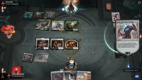 Watch MTG Arena Video Replay - Orzhov Midrange by CunicoliGoblin VS Temur Midrange by Donvich - Traditional Historic Ranked