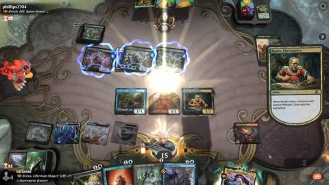 Watch MTG Arena Video Replay - Breya, Etherium Shaper by saitama VS Bristly Bill, Spine Sower by phillips2704 - Historic Brawl
