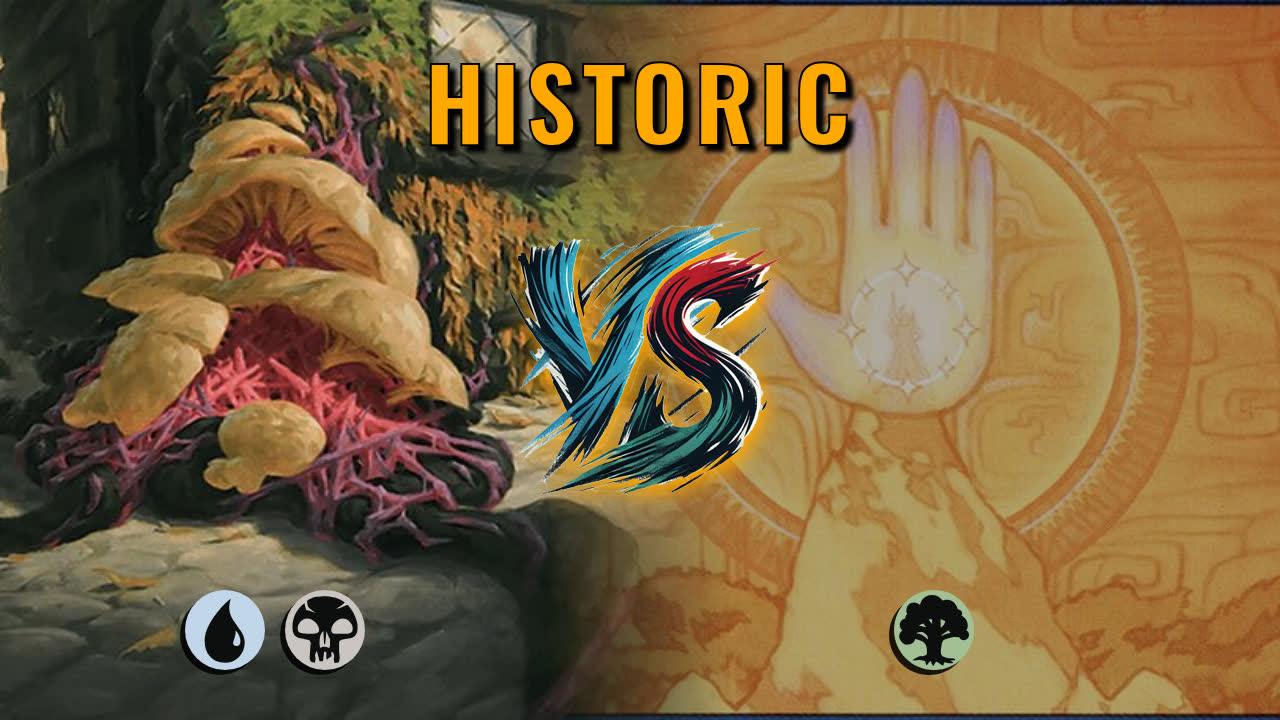 Watch MTG Arena Historic Video - Dimir Midrange by CunicoliGoblin VS Mono Green Midrange by mbt - d65680