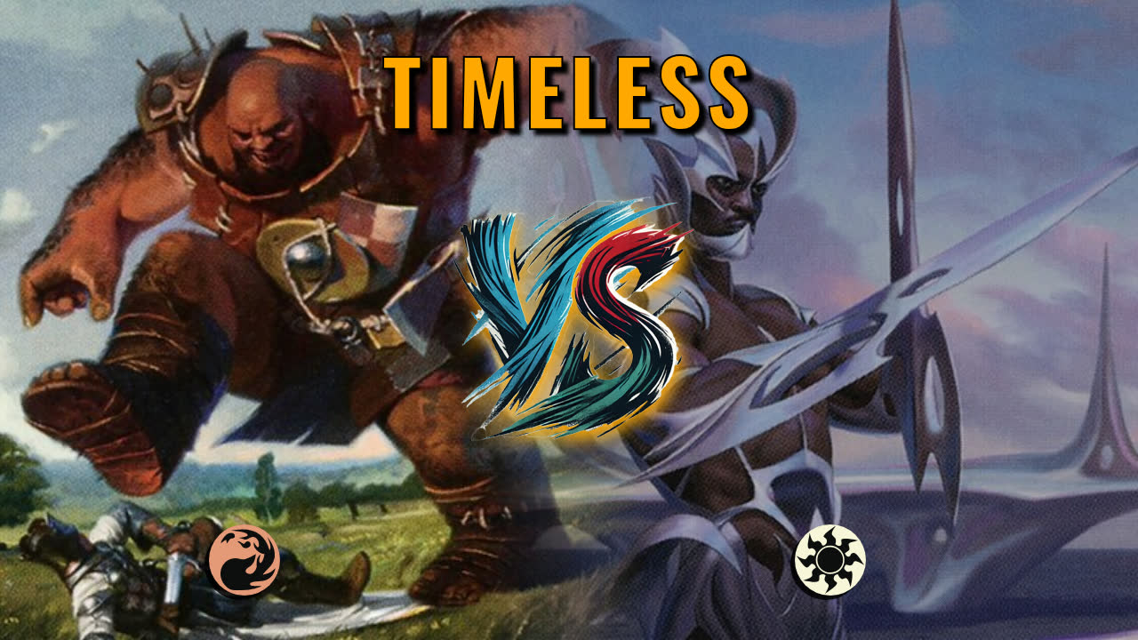 Watch MTG Arena Timeless Video - Mono Red Midrange by saitama VS Mono White Aggro by Ruby The Ripper - 646ed6