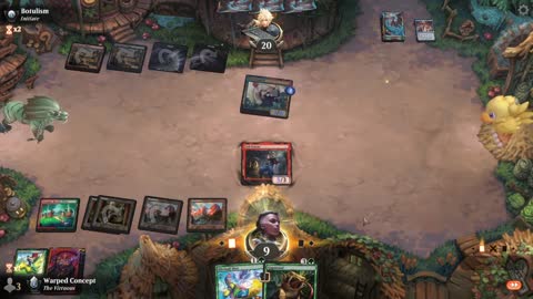 Watch MTG Arena Video Replay - Gruul Midrange by Warped Concept VS Grixis Midrange by Botulism - Premier Draft