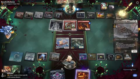 Watch MTG Arena Video Replay - Emry, Lurker of the Loch by saitama VS Tajic, Legion's Valor by Royalwithcheese - Historic Brawl