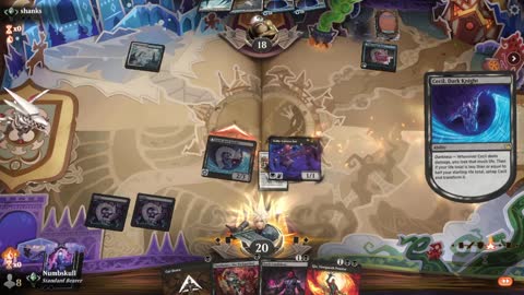 Watch MTG Arena Video Replay - Mono Black Aggro by Numbskull VS Azorius Midrange by shanks - Traditional Standard Ranked