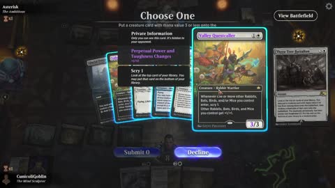 Watch MTG Arena Video Replay - Azorius Aggro by CunicoliGoblin VS Mono Red Midrange by Asterisk - Alchemy Play