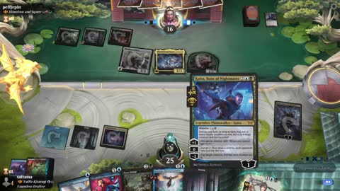Watch MTG Arena Video Replay - Yuriko, the Tiger's Shadow by saitama VS Slimefoot and Squee by peffjepin - Historic Brawl