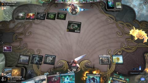 Watch MTG Arena Video Replay - The Ancient One by Warped Concept VS The Mycotyrant by The2011blackstar - Historic Brawl