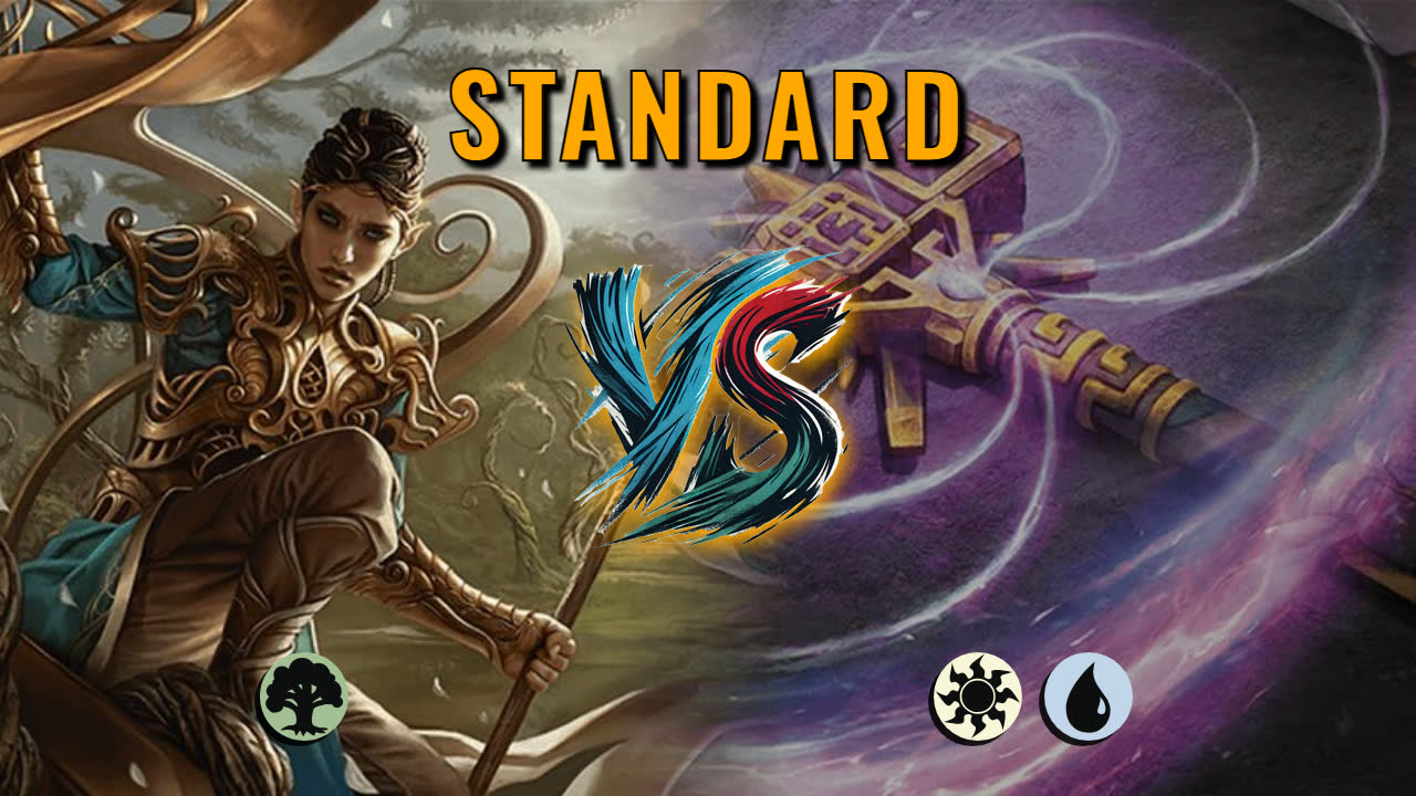 Watch MTG Arena Standard Video - Mono Green Midrange by CunicoliGoblin VS Azorius Aggro by kei - d3136f