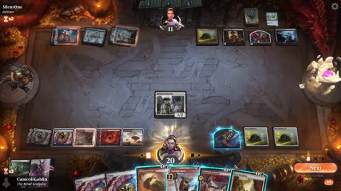 Watch MTG Arena Video Replay - Boros Aggro by CunicoliGoblin VS Grixis Aggro by SilentOne - MWM Historic Pauper