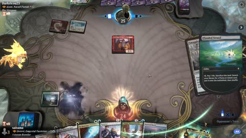 Watch MTG Arena Video Replay - Derevi, Empyrial Tactician by saitama VS Ajani, Nacatl Pariah // Ajani, Nacatl Avenger by Darkricou23 - Historic Brawl