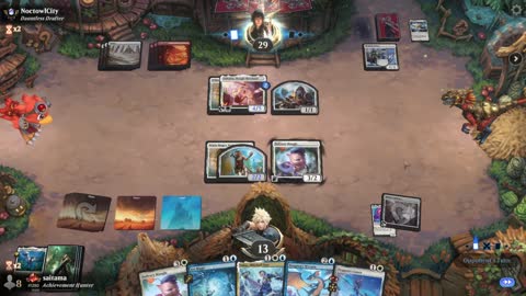 Watch MTG Arena Video Replay - Azorius Midrange by saitama VS Boros Aggro by NoctowlCity - Premier Draft
