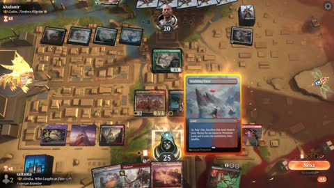 Watch MTG Arena Video Replay - Alesha, Who Laughs at Fate by saitama VS Golos, Tireless Pilgrim by Akulanir - Historic Brawl