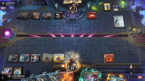 Watch MTG Arena Video Replay - Jeskai Midrange by CunicoliGoblin VS Izzet Aggro by Lightflame - Alchemy Ranked