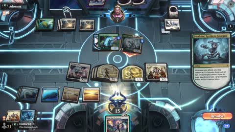 Watch MTG Arena Video Replay - Azorius Midrange by DamienF16 VS Selesnya Midrange by Adonnys - Premier Draft