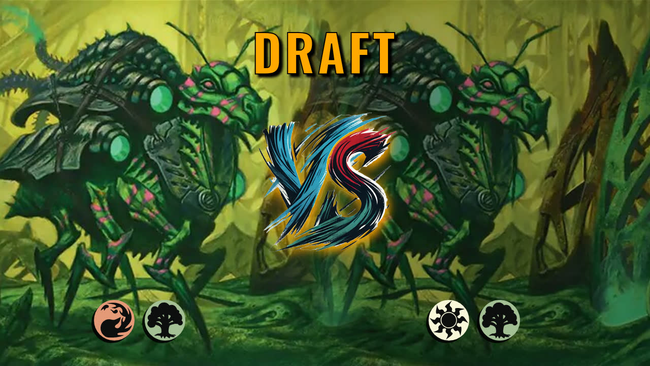 Watch MTG Arena Draft Video - Gruul Midrange by DamienF16 VS Selesnya Aggro by Shamshir - 4952ea