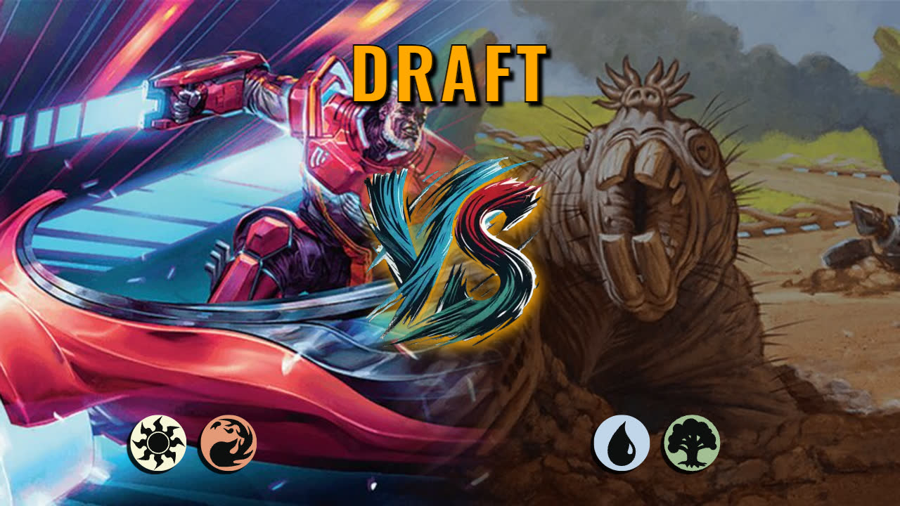 Watch MTG Arena Draft Video - Boros Aggro by Miffed VS Simic Midrange by DaddyDesolatorMagic - 268e17