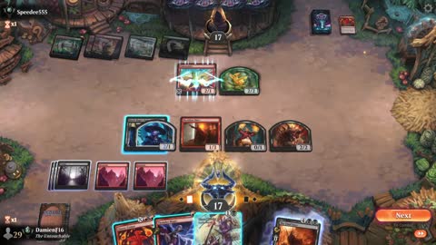 Watch MTG Arena Video Replay - Rakdos Midrange by DamienF16 VS Gruul Midrange by Speedee555 - Premier Draft