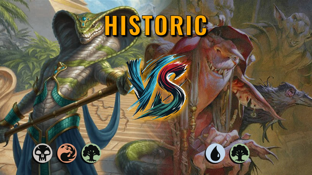 Watch MTG Arena Historic Video - Jund Aggro by CunicoliGoblin VS Simic Midrange by Rubén - 20d527