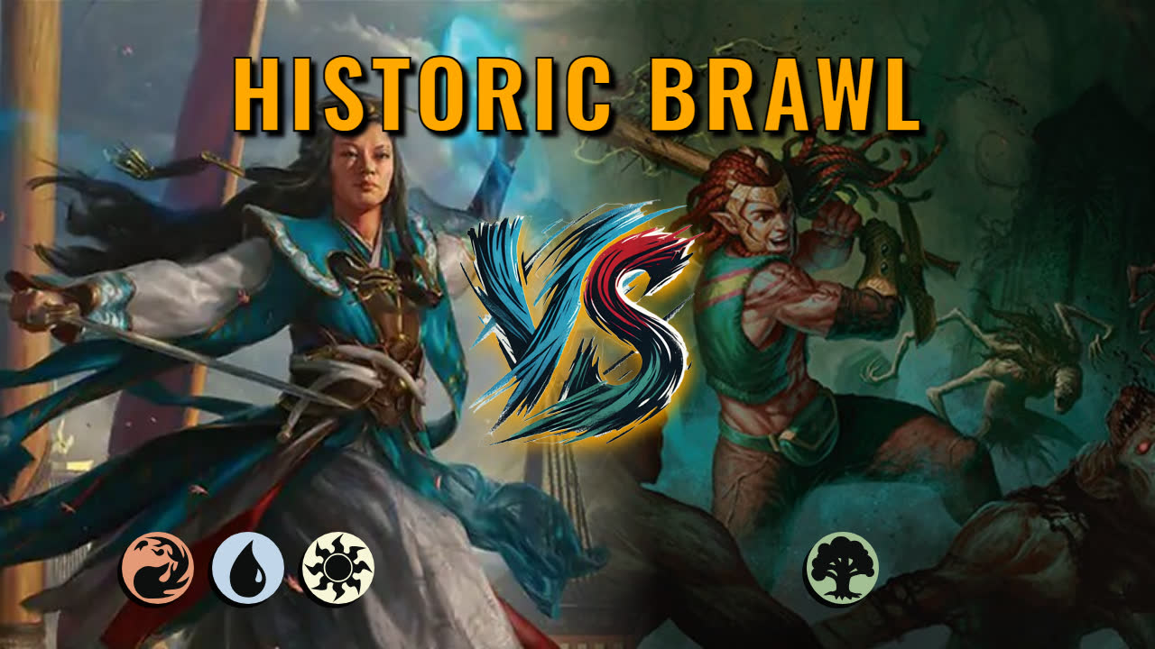 Watch MTG Arena Historic Brawl Video - Narset, Jeskai Waymaster by saitama VS Tyvar, the Pummeler by Grandis - 9f41a1