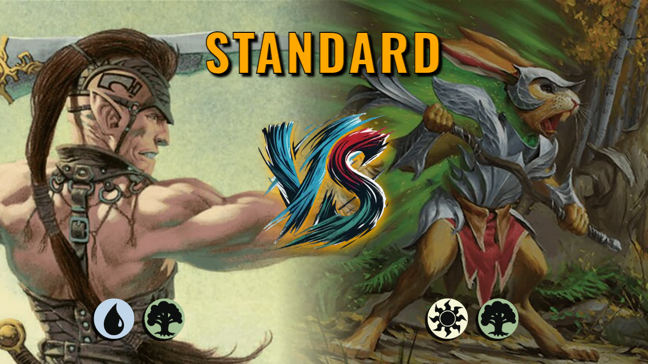 Watch MTG Arena Standard Video - Simic Midrange by ToneLoc1899 VS Selesnya Aggro by bvck - 4008cc