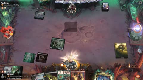 Watch MTG Arena Video Replay - Slimefoot and Squee by saitama VS Azusa, Lost but Seeking by Analzeus - Historic Brawl
