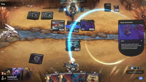 Watch MTG Arena Video Replay - Mono Black Midrange by Numbskull VS Mono Black Midrange by Tina - Standard Play