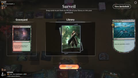 Watch MTG Arena Video Replay - Loot, the Pathfinder by saitama VS Azusa, Lost but Seeking by stupid - Historic Brawl