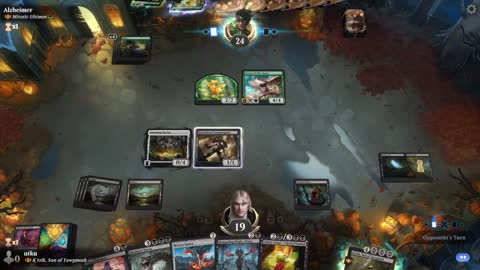 Watch MTG Arena Video Replay - K'rrik, Son of Yawgmoth by utku VS Mitotic Ultimus by Alzheimer - Historic Brawl