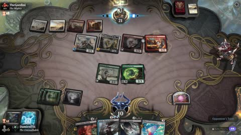 Watch MTG Arena Video Replay - Sultai Midrange by DamienF16 VS Mardu Aggro by TheGordini - Premier Draft