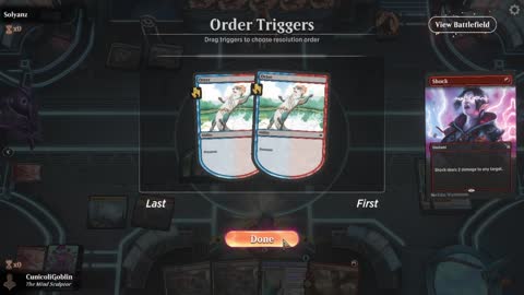 Watch MTG Arena Video Replay - Izzet Midrange by CunicoliGoblin VS Azorius Aggro by Solyanz - Alchemy Play