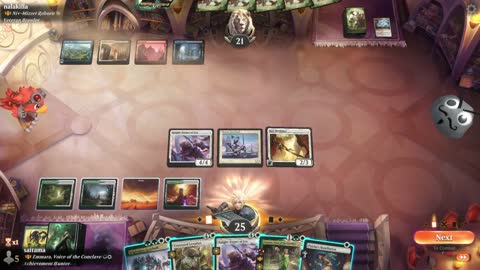 Watch MTG Arena Video Replay - Emmara, Voice of the Conclave by saitama VS Niv-Mizzet Reborn by nalakilla - Historic Brawl