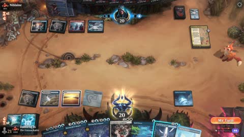 Watch MTG Arena Video Replay - Azorius Midrange by DamienF16 VS Jeskai Control by Niblaine - Traditional Standard Ranked