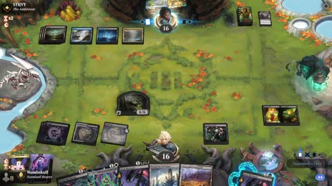 Watch MTG Arena Video Replay - Orzhov Midrange by Numbskull VS Dimir Control by STHVY - Traditional Standard Ranked