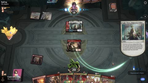 Watch MTG Arena Video Replay - Gruul Aggro by CunicoliGoblin VS Boros Aggro by Jigfrog - Traditional Historic Play